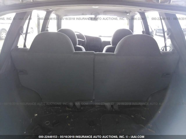 KNDJB723625123256 - 2002 KIA SPORTAGE SILVER photo 8