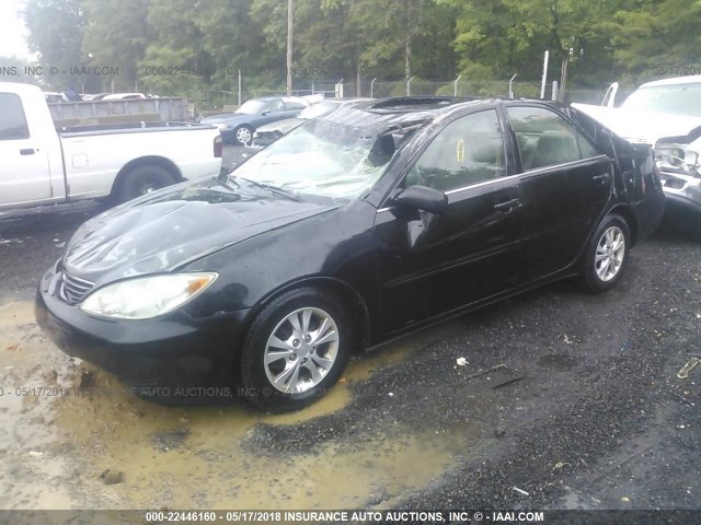 4T1BF30K56U115152 - 2006 TOYOTA CAMRY LE/XLE/SE შავი ფოტო 2