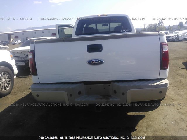 1FTXW43R08EB13508 - 2008 FORD F450 SUPER DUTY WHITE photo 8