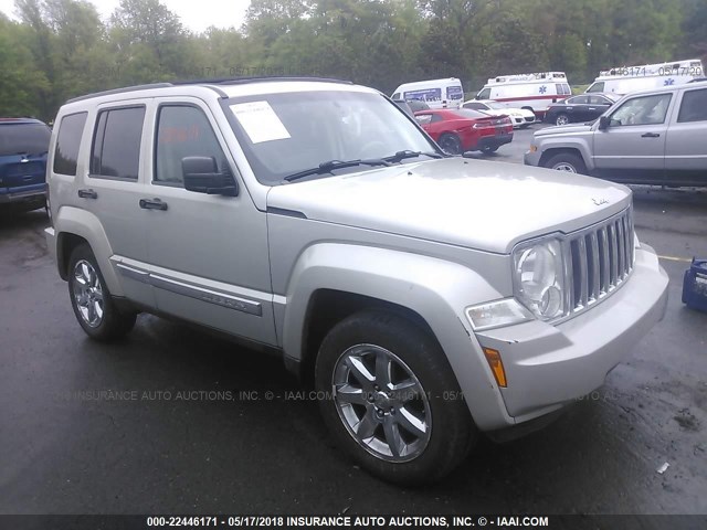 1J8GN58K68W256986 - 2008 JEEP LIBERTY LIMITED GRAY photo 1