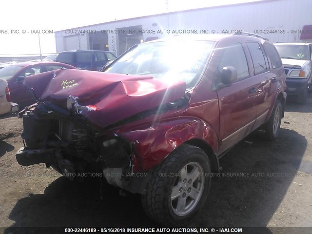 1D4HB58206F173395 - 2006 DODGE DURANGO LIMITED RED photo 2