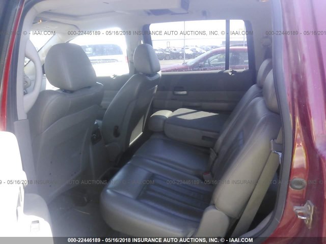 1D4HB58206F173395 - 2006 DODGE DURANGO LIMITED RED photo 8