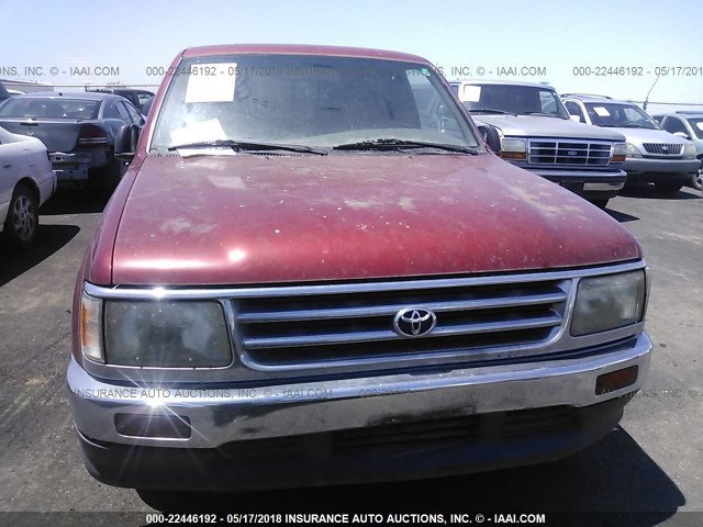 JT4VD10A8P0002064 - 1993 TOYOTA T100 RED photo 6