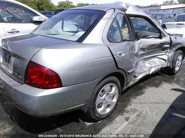 3N1CB51D26L604279 - 2006 NISSAN SENTRA 1.8/1.8S GRAY photo 4