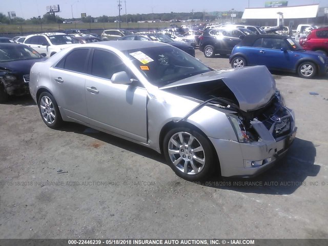 1G6DF577280132224 - 2008 CADILLAC CTS SILVER photo 1