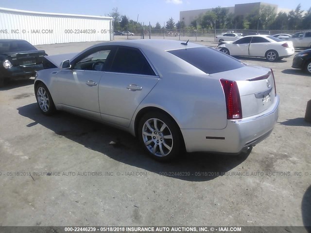 1G6DF577280132224 - 2008 CADILLAC CTS SILVER photo 3