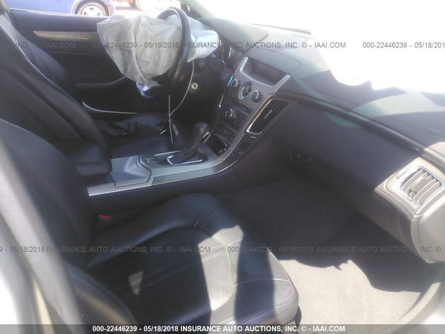 1G6DF577280132224 - 2008 CADILLAC CTS SILVER photo 5