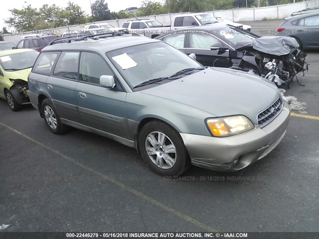 4S3BH815547616803 - 2004 SUBARU LEGACY OUTBACK H6 3.0 SPECIAL GREEN photo 1