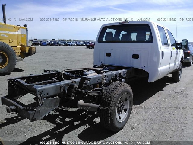 1FD7W3F64CEA29398 - 2012 FORD F350 SUPER DUTY WHITE photo 4