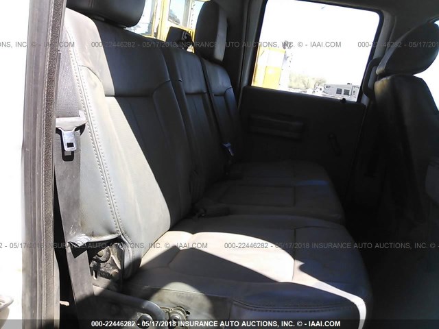 1FD7W3F64CEA29398 - 2012 FORD F350 SUPER DUTY WHITE photo 8