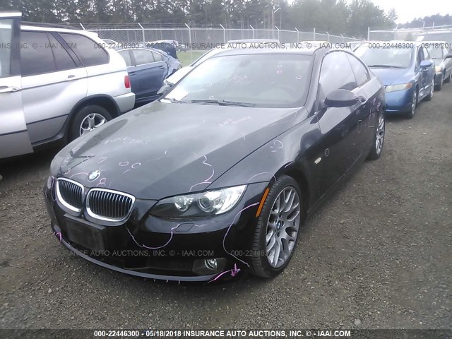 WBAWV13517P118033 - 2007 BMW 328 I SULEV BLACK photo 2