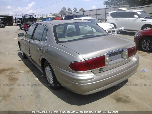 1G4HP54KX24160868 - 2002 BUICK LESABRE CUSTOM GOLD photo 3