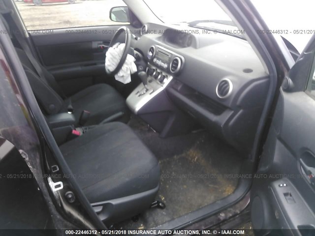 JTLKE50EX91086061 - 2009 TOYOTA SCION XB Бордовый фото 5