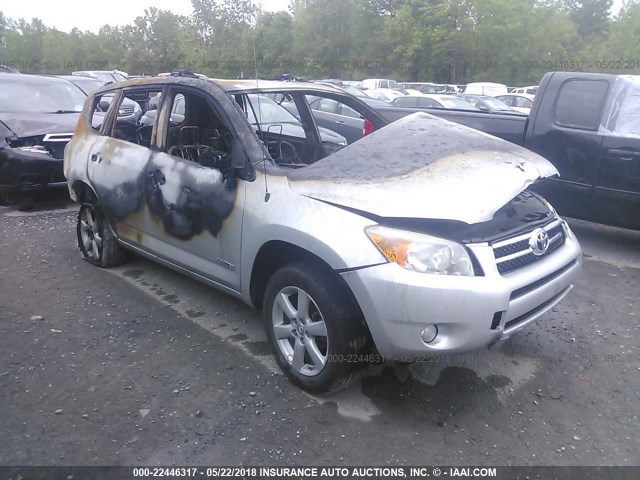 JTMBD31V086082233 - 2008 TOYOTA RAV4 LIMITED SILVER photo 1