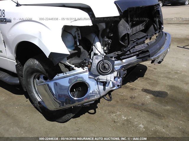 1FTFX1ET7EKD94039 - 2014 FORD F150 SUPER CAB WHITE photo 6