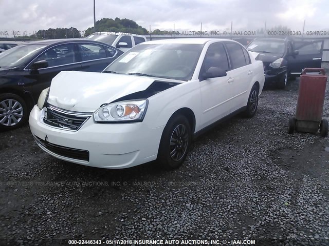 1G1ZS58F28F118804 - 2008 CHEVROLET MALIBU LS WHITE photo 2