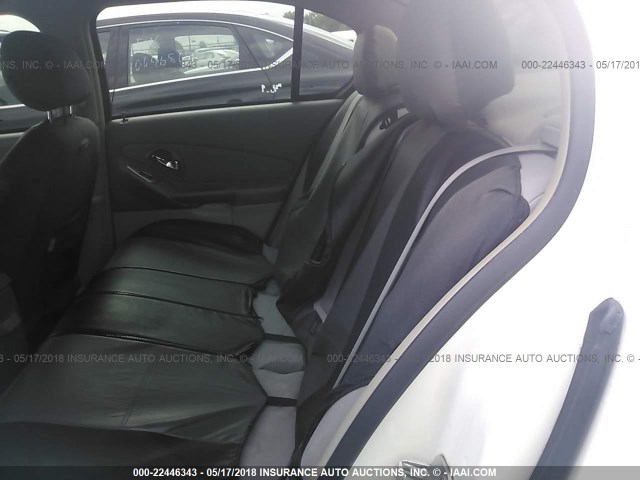 1G1ZS58F28F118804 - 2008 CHEVROLET MALIBU LS WHITE photo 8