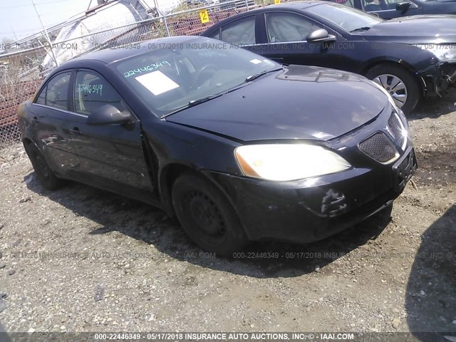 1G2ZF55B364158125 - 2006 PONTIAC G6 SE BLACK photo 1