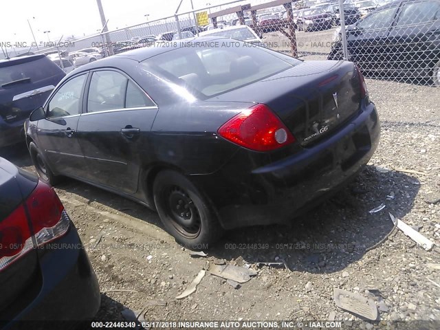 1G2ZF55B364158125 - 2006 PONTIAC G6 SE BLACK photo 3