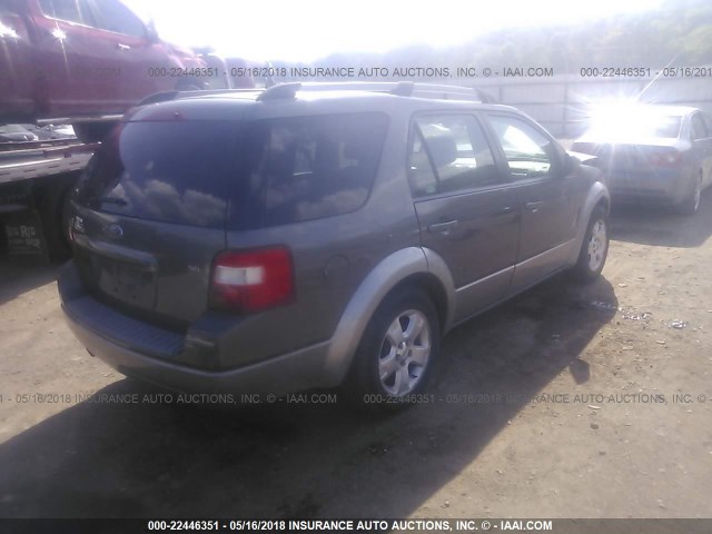 1FMZK02115GA09081 - 2005 FORD FREESTYLE SEL GRAY photo 4