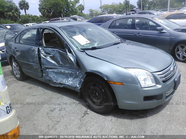 3FAFP06Z76R169247 - 2006 FORD FUSION S GRAY photo 1