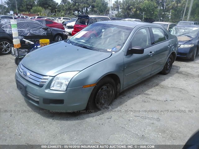 3FAFP06Z76R169247 - 2006 FORD FUSION S GRAY photo 2
