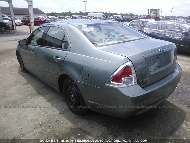 3FAFP06Z76R169247 - 2006 FORD FUSION S GRAY photo 3