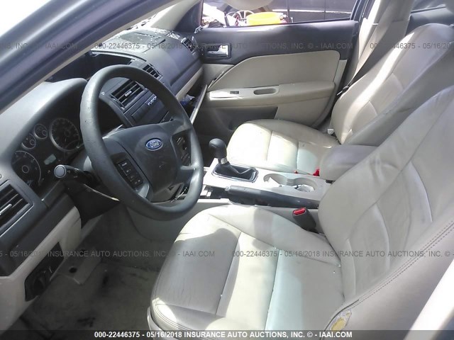 3FAFP06Z76R169247 - 2006 FORD FUSION S GRAY photo 5
