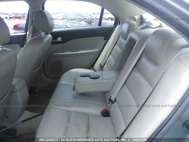 3FAFP06Z76R169247 - 2006 FORD FUSION S GRAY photo 8