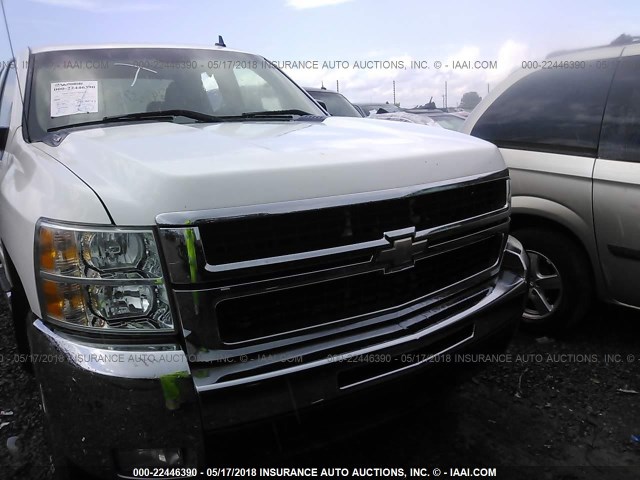 1GCHC29K18E113027 - 2008 CHEVROLET SILVERADO C2500 HEAVY DUTY WHITE photo 6