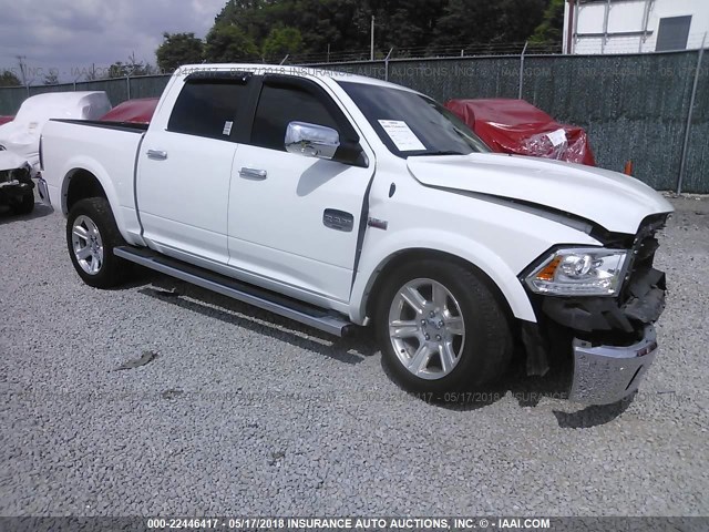 1C6RR7PT9FS719306 - 2015 RAM 1500 LONGHORN WHITE photo 1