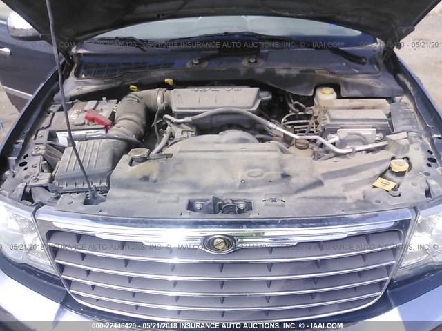 1A8HX58P19F710234 - 2009 CHRYSLER ASPEN LIMITED GRAY photo 10