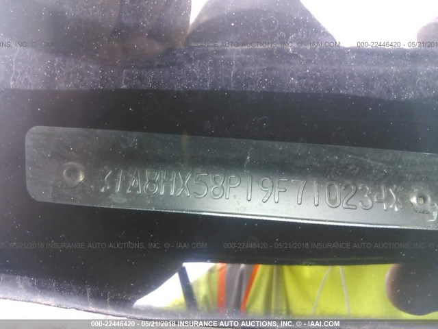 1A8HX58P19F710234 - 2009 CHRYSLER ASPEN LIMITED GRAY photo 9