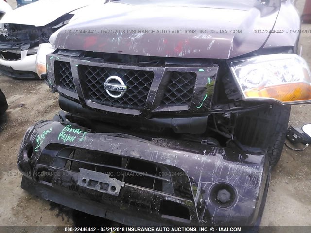 5N1BA0ND3DN600677 - 2013 NISSAN ARMADA SV/SL/PLATINUM MAROON photo 6