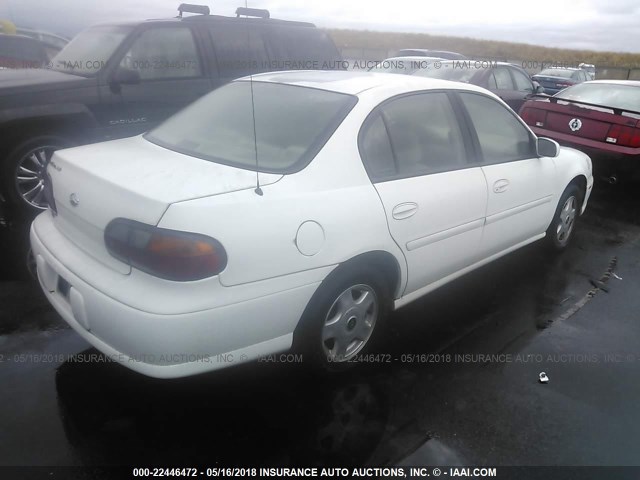 1G1NE52J916278414 - 2001 CHEVROLET MALIBU LS 白色 照片 4