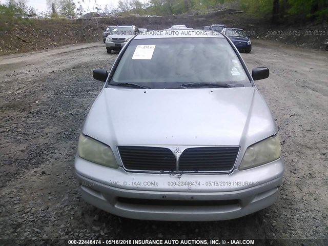 JA3AJ26E82U049988 - 2002 MITSUBISHI LANCER ES SILVER photo 6