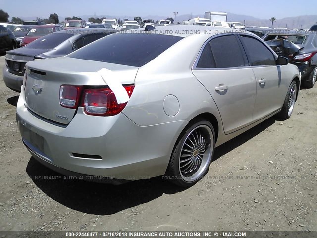1G11B5SA5DF240867 - 2013 CHEVROLET MALIBU LS 锡色 照片 4