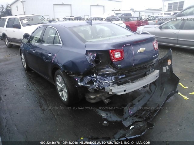 1G11F5SL5FF333249 - 2015 CHEVROLET MALIBU LTZ ლურჯი ფოტო 3