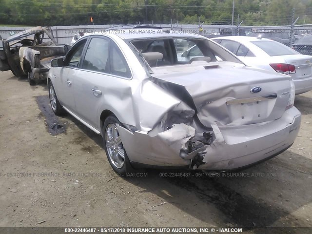 1FAHP25W19G122948 - 2009 FORD TAURUS LIMITED SILVER photo 3