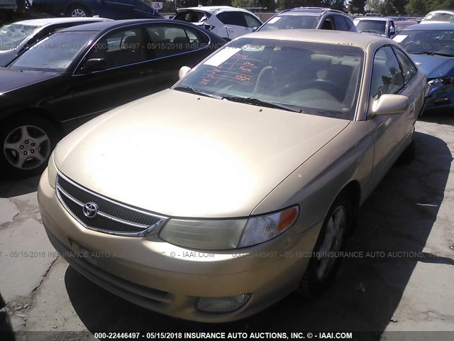 2T1CF22P21C428161 - 2001 TOYOTA CAMRY SOLARA SE/SLE GOLD photo 2