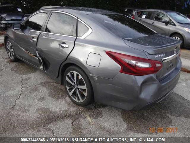 1N4BL3AP7HC129253 - 2017 NISSAN ALTIMA 3.5SL/3.5 SR GRAY photo 3