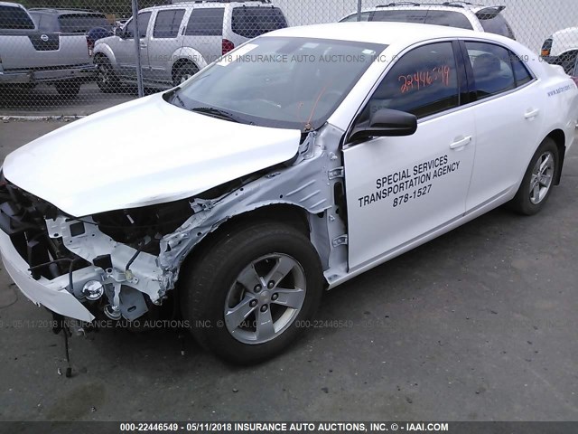 1G11A5SL0FF292740 - 2015 CHEVROLET MALIBU LS თეთრი ფოტო 2