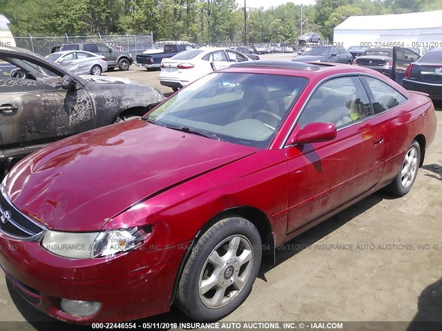 2T1CF22PXYC392133 - 2000 TOYOTA CAMRY SOLARA SE/SLE RED photo 2