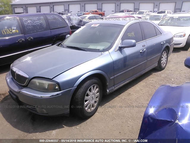 1LNHM86S04Y626696 - 2004 LINCOLN LS 蓝色 照片 2