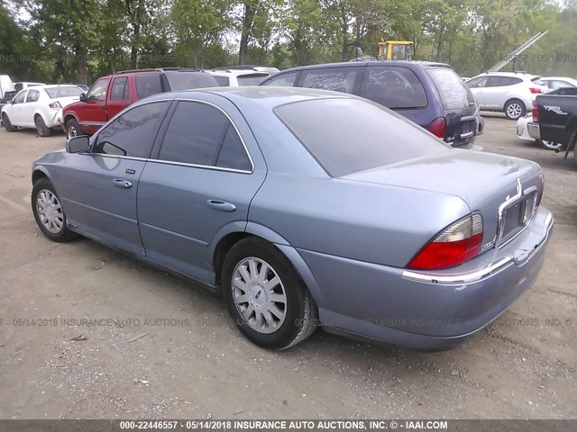 1LNHM86S04Y626696 - 2004 LINCOLN LS 蓝色 照片 3