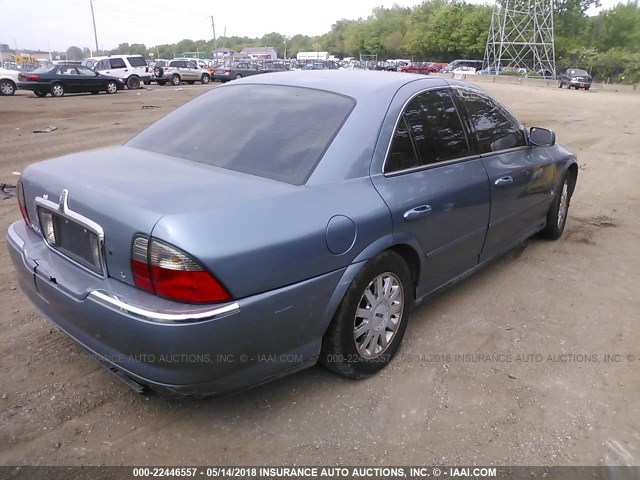 1LNHM86S04Y626696 - 2004 LINCOLN LS 蓝色 照片 4