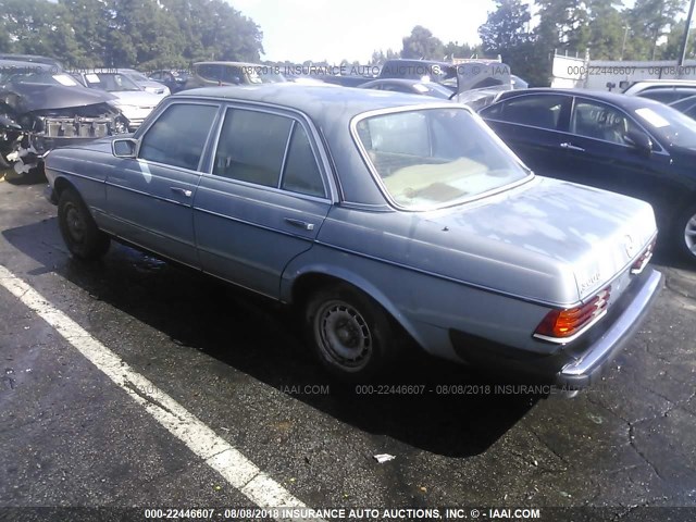 WDBAB33C6FA248793 - 1985 MERCEDES-BENZ 300 DT GRAY photo 3