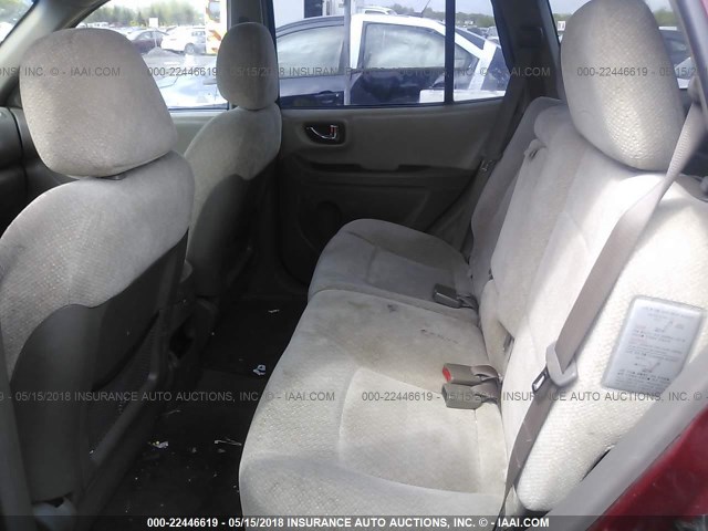 KM8SC73D55U947361 - 2005 HYUNDAI SANTA FE GLS/LX MAROON photo 8