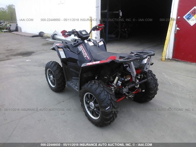 4XAGH8EA3DA043200 - 2013 POLARIS SCRAMBLER 850 XP-EPS BLACK photo 3