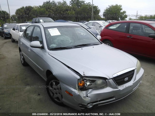 KMHDN46D64U829735 - 2004 HYUNDAI ELANTRA GLS/GT SILVER photo 1